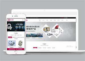 机械生产厂家类网站前端模板 - 选优云网创