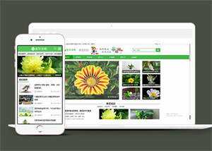 响应式花卉养殖资讯类前端模板 - 选优云网创