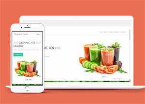 宽屏鲜榨果汁加盟店网站模板下载 - 选优云网创