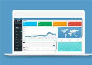 响应式简洁Bootstrap3后台源码模板下载 - 选优云网创