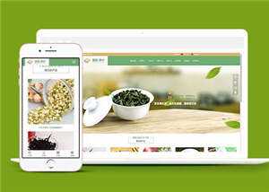 简洁茶叶制作源码模板下载 - 选优云网创