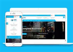 金融投资类Bootstrap模板下载 - 选优云网创