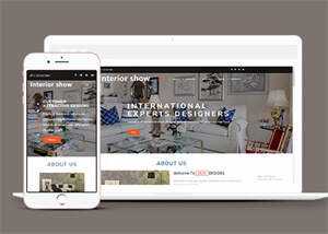创意室内设计Bootstrap模板下载 - 选优云网创