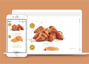 Bootstrap面包店订餐模板下载 - 选优云网创