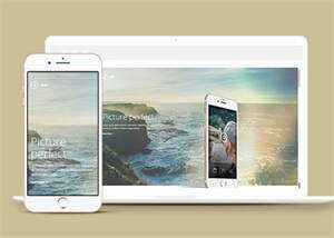 图片视差APP应用网站模板下载 - 选优云网创