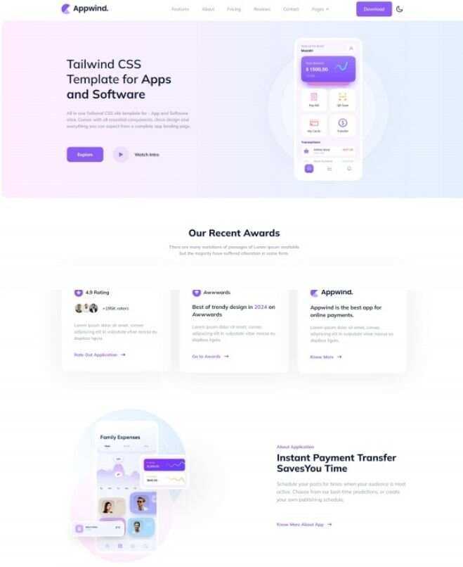 APP开发软件设计CSS网站html模板 - 选优云网创