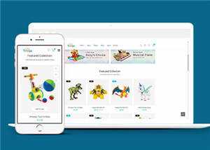 简约儿童玩具商店html模板下载 - 选优云网创