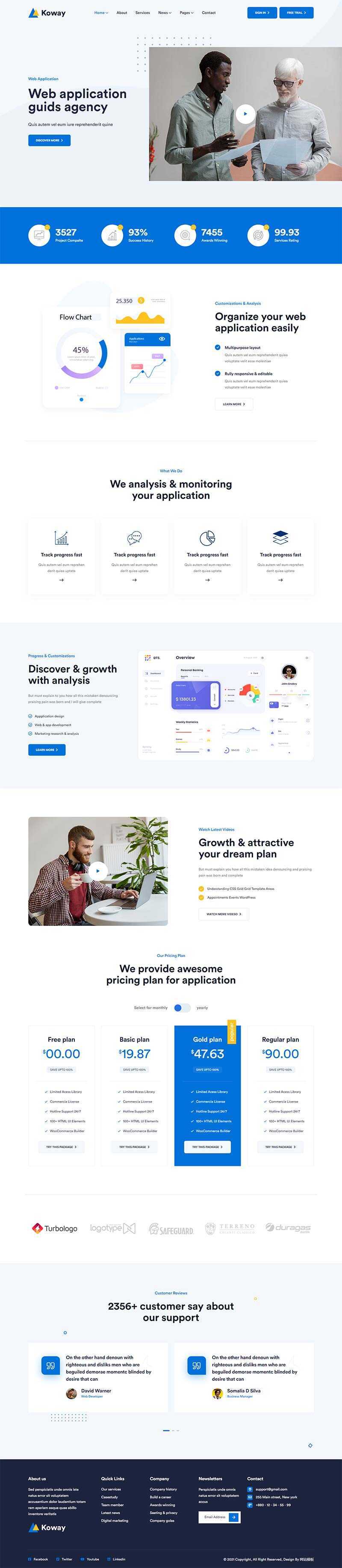 bootstrap多功能IT软件技术公司官网html模板 - 选优云网创