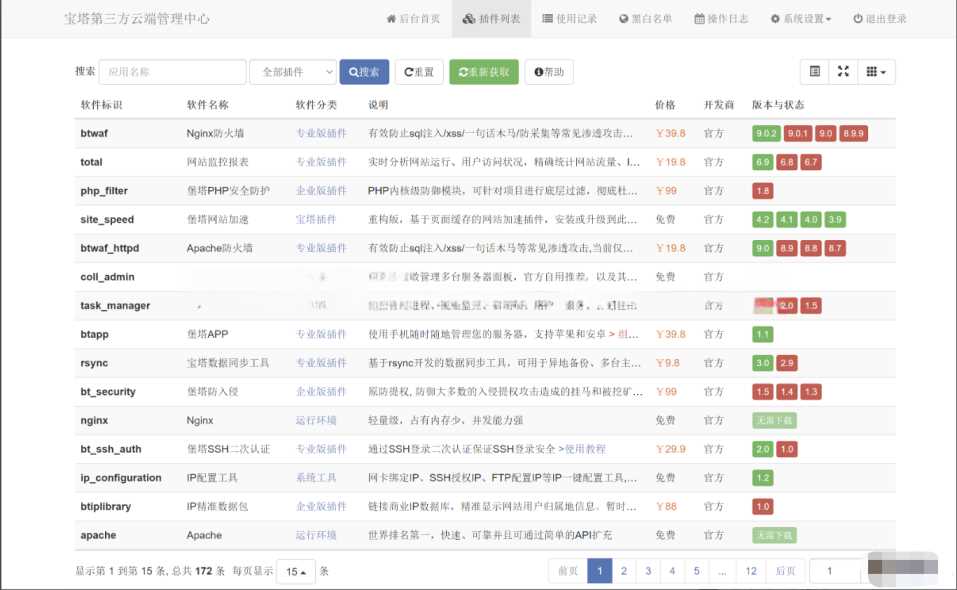 第三方宝塔面板 btcloud PHP源码 - 选优云网创