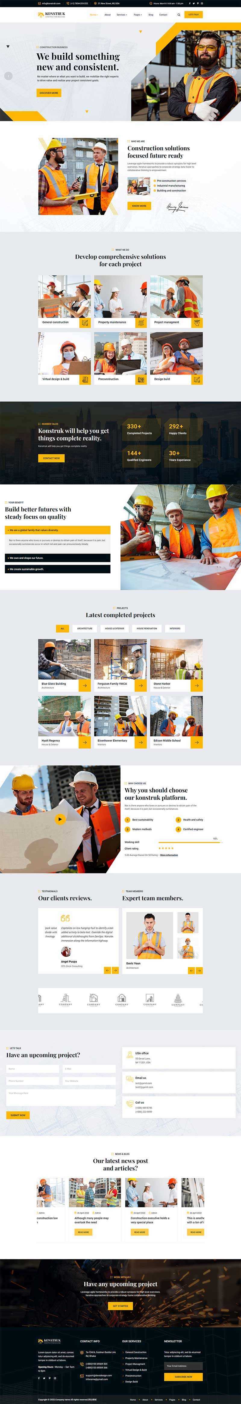 城市开发运营建筑公司网站html模板 - 选优云网创