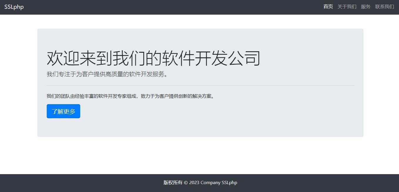 软件开发介绍页源码多用途 - 选优云网创