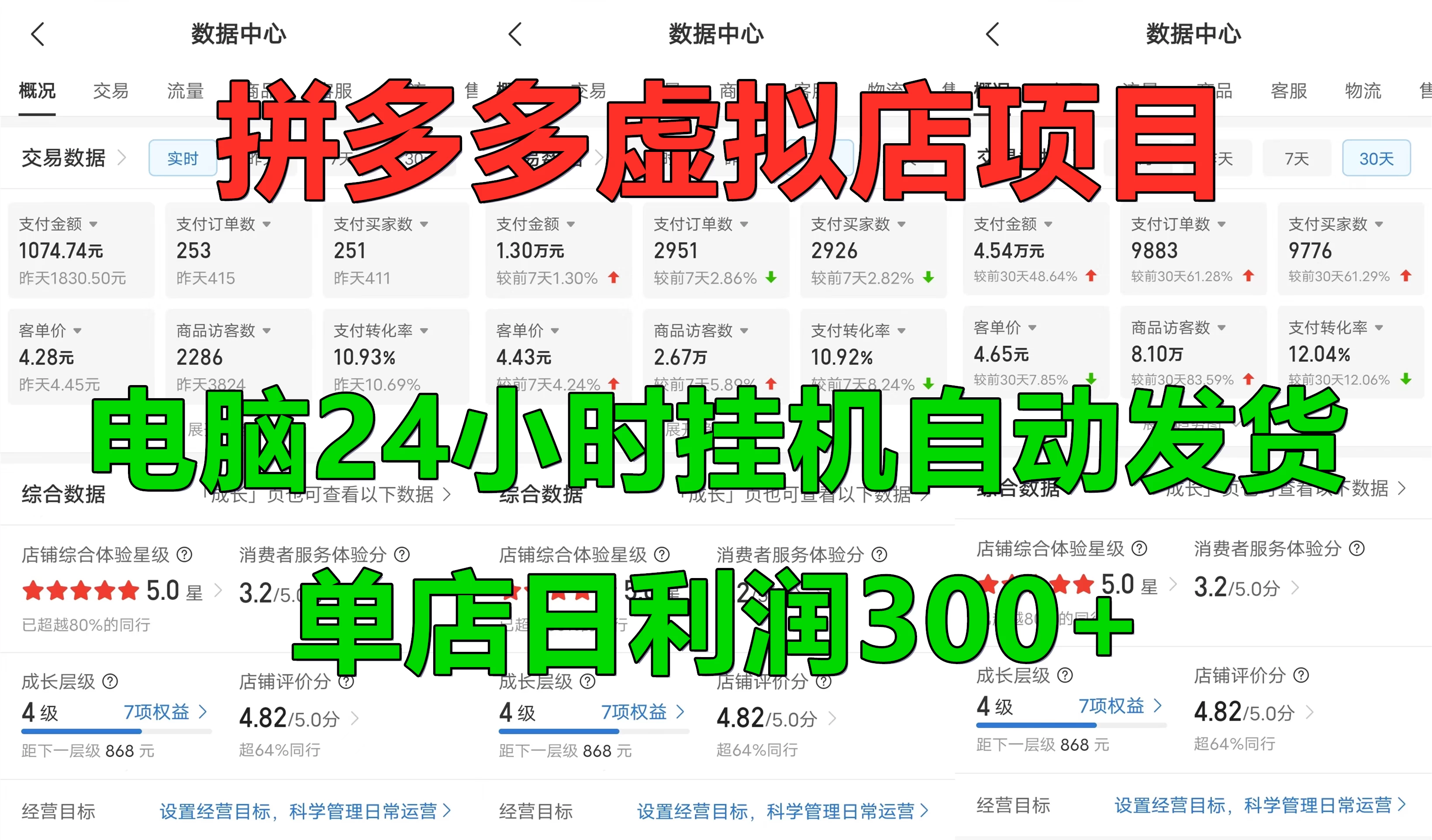 拼多多虚拟店项目，电脑挂机自动发货 - 选优云网创