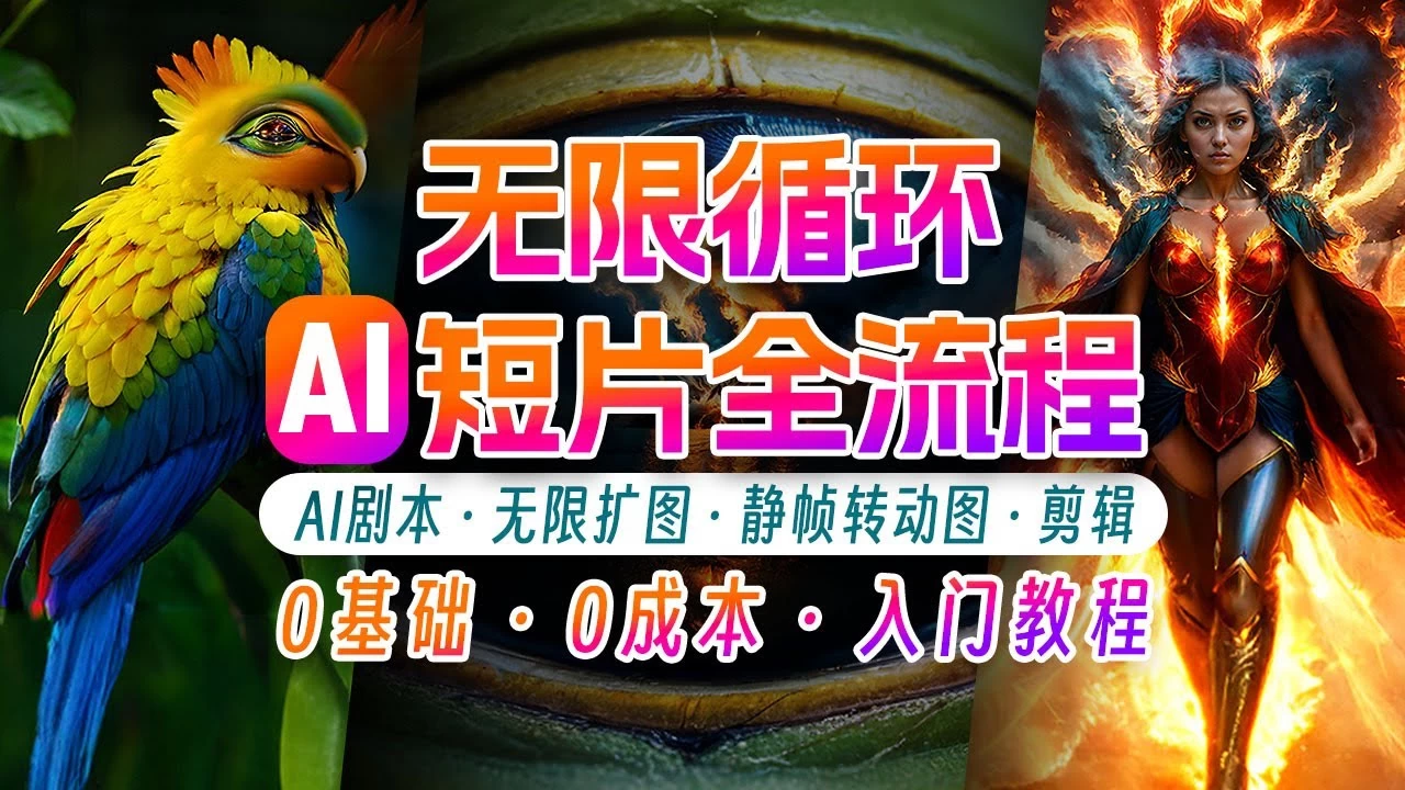 AI剪辑无限循环画面，新手小白轻松月入上万的秘技 - 选优云网创