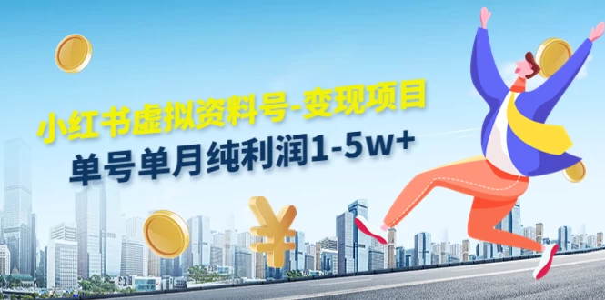 虚拟资料号变现项目，单月单号纯利润1W+，实操玩法分享 - 选优云网创