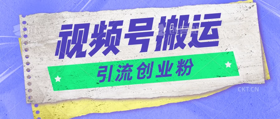 视频号搬运去重，单日引流200+创业粉，日入1000+ - 选优云网创