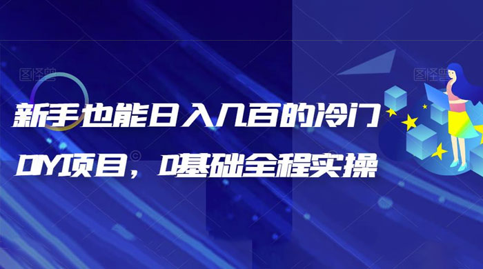 揭秘：新手也能日入几百的冷门 DIY 项目，0 基础全程实操 - 选优云网创