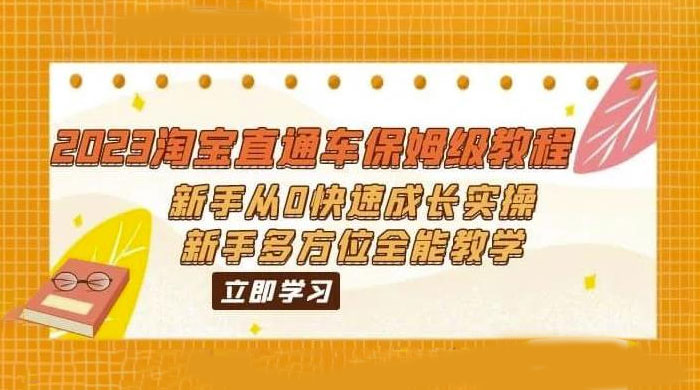 2023 淘宝直通车保姆级教程：新手从 0 快速成长实操，新手多方位全能教学 - 选优云网创