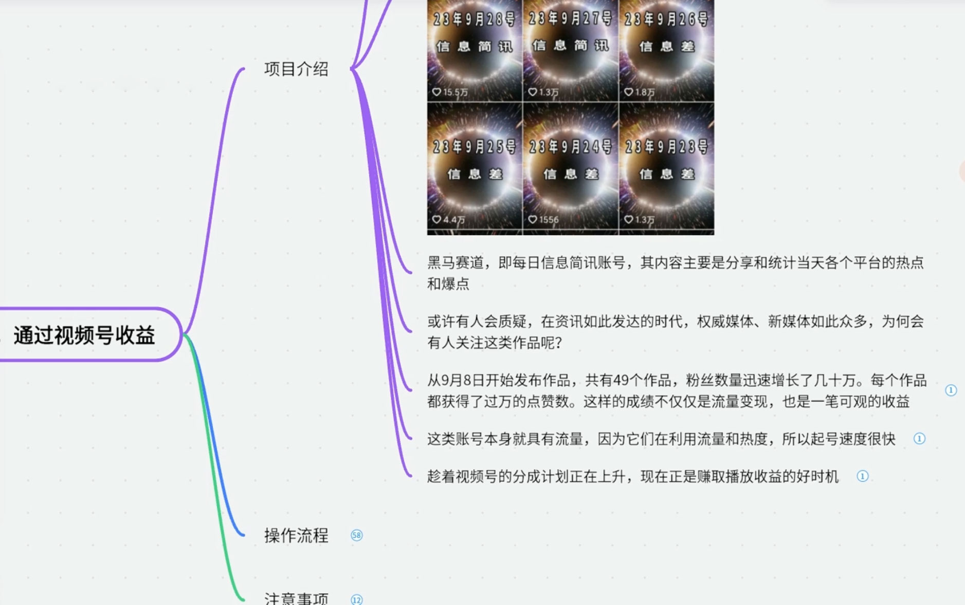 图片[2] - 黑马赛道每日信息简讯，起号超级快自带流量大，通过视频号收益 - 选优云网创
