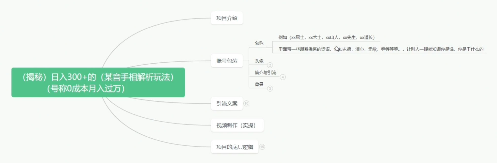 图片[2] - 抖音手相解析玩法，聊聊天日入 300+，号称 0 成本月入过万 - 选优云网创