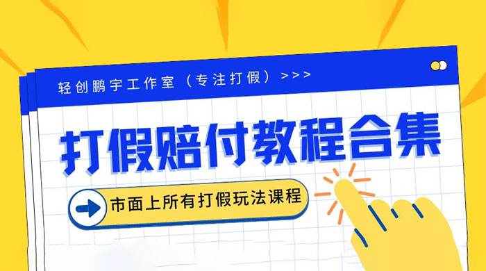 2023年全套打假合集，集合市面所有正规打假玩法 - 选优云网创