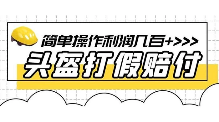 打假 3c 头盔项目，月入过万，小白有手就行 【揭秘】 - 选优云网创