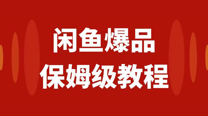 闲鱼爆品数码产品无货源实操，矩阵话运营，保姆级实操教程，日入1000+ - 选优云网创