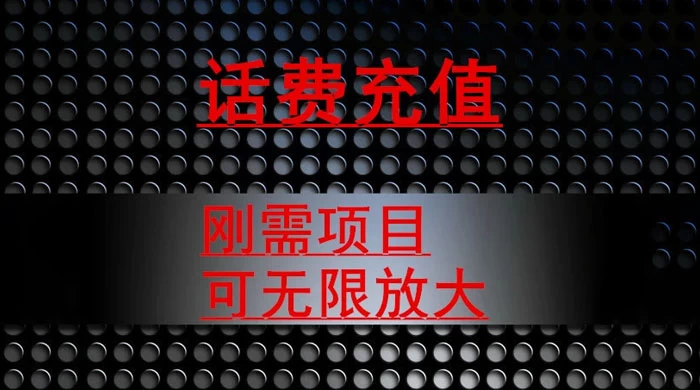 最新蓝海项目，刚需赛道，95 折充话费月入 5 位数 - 选优云网创