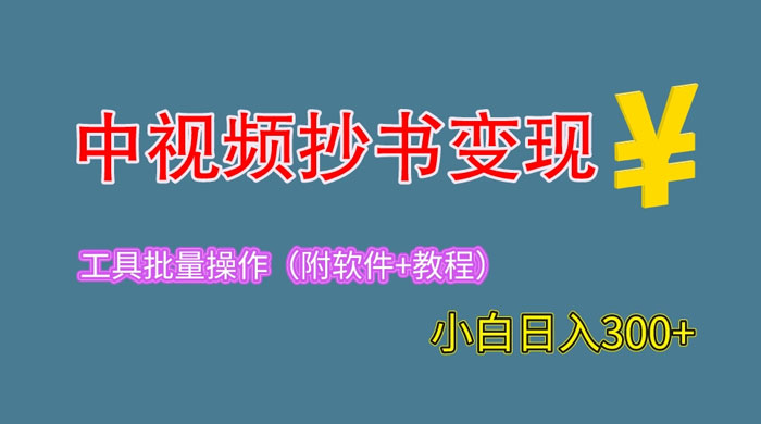 2023 中视频抄书变现：特别适合新手操作的副业「附工具+教程」 - 选优云网创