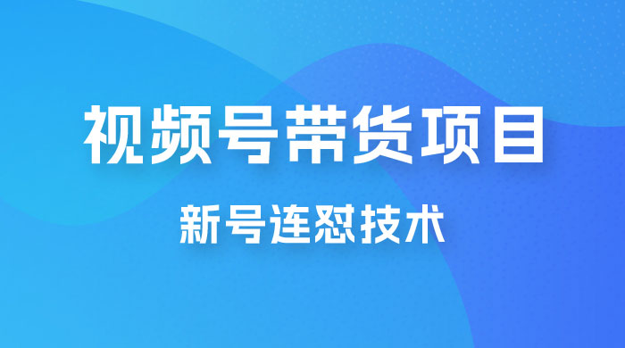 视频号带货项目，新号连怼技术，单场销量一万+ - 选优云网创