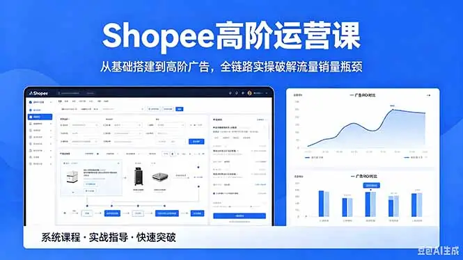 Shopee高阶运营课-2026年5月更新,从基础搭建到高阶广告,全链路实操破解流量销量瓶颈 - 选优云网创