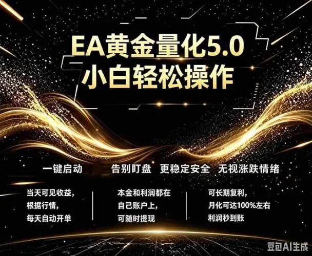（18513期）最新AI量化交易5.0，小白轻松操作，绿色稳定！日入1000+ - 选优云网创