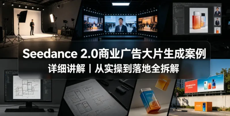 Seedance 2.0商业广告大片生成案例详细讲解|从实操到落地全拆解 - 选优云网创