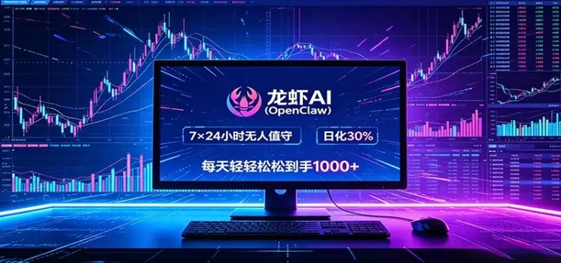 龙虾AI(OpenClaw)全自动挂机，智能操控电脑高效执行任务，每天轻松到手四位数 - 选优云网创