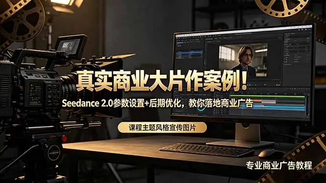 真实商业大片作案例!Seedance 2.0参数设置+后期优化,教你落地商业广告 - 选优云网创