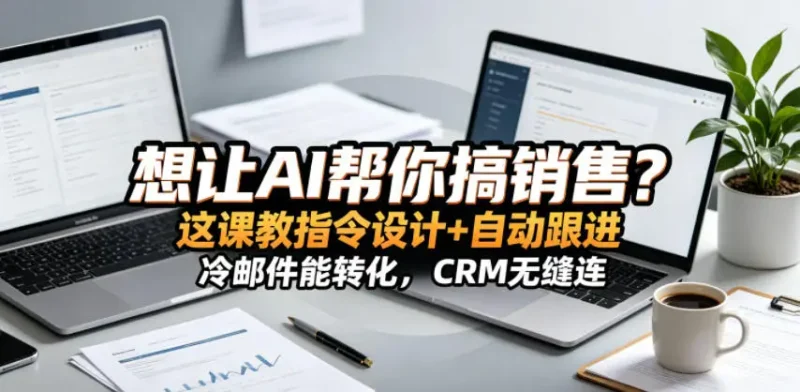 想让AI帮你搞销售？这课教指令设计+自动跟进，冷邮件能转化，CRM无缝连！【原创双语字幕】 - 选优云网创
