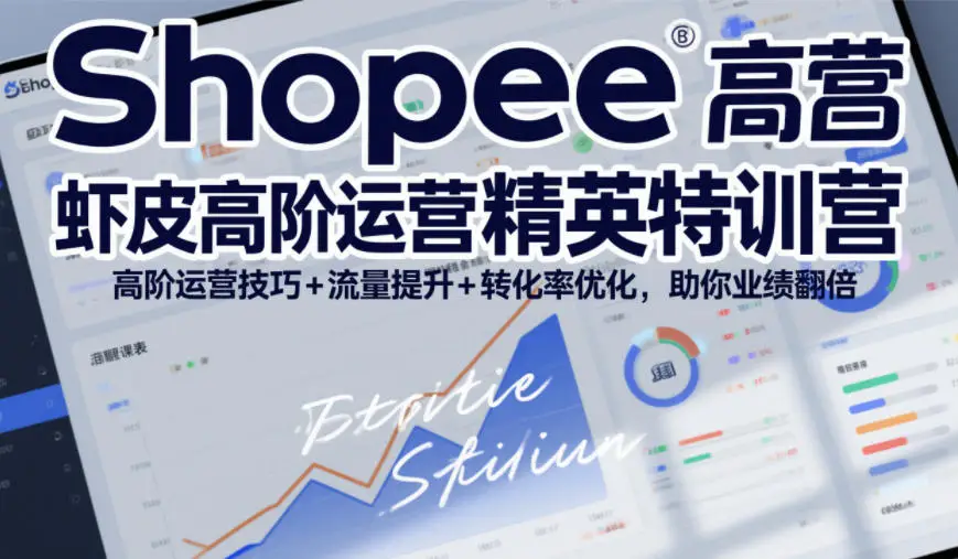 Shopee虾皮高阶运营精英特训营，高阶运营技巧+流量提升+转化率优化，助你业绩翻倍(更新26年5月) - 选优云网创